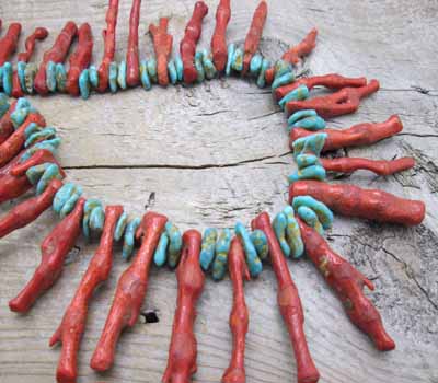 Santo Domingo Bamboo Coral Necklace